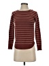 Pink Clover Stripes Burgundy Pullover Sweater Size XS - photo 1