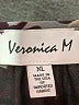 Veronica M. 100% Polyester Purple 3/4 Sleeve Blouse Size XL - photo 7