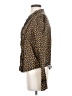 Boden Animal Print Brown Long Sleeve Blouse Size 4R - photo 5