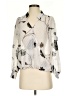Olivia Grey 100% Polyester Silver 3/4 Sleeve Blouse Size S - photo 1