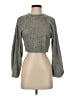 Zara Metallic Silver Pullover Sweater Size S - photo 1