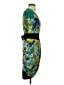 BCBGMAXAZRIA Paisley Green Cocktail Dress Size XS - photo 4