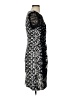 Antonio Melani Graphic Black Cocktail Dress Size 4 - photo 4