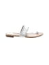 Talbots White Silver Sandals Size 8 - photo 1