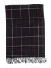 Top It Off 100% Acrylic Plaid Burgundy Blue Scarf One size - photo 2
