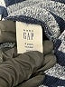Baby Gap 100% Polyester Stripes Gray Blue Pullover Sweater Size 2T - photo 3
