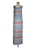 CAbi Print Blue Casual Dress Size M - photo 1