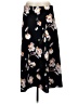 Halogen 100% Polyester Floral Black Casual Skirt Size S (petite) - photo 1