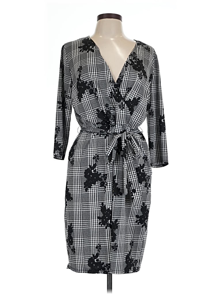 Pre-owned Tacera Cocktail Dress In Gray