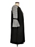 AGB Checkered-gingham Black Casual Dress Size L - photo 4