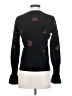 Unbranded 100% Wool Floral Black Cardigan Size S - photo 2