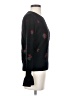 Unbranded 100% Wool Floral Black Cardigan Size S - photo 4