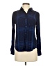 Rails 100% Rayon Plaid Blue Long Sleeve Button-Down Shirt Size XS - photo 1