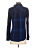 Rails 100% Rayon Plaid Blue Long Sleeve Button-Down Shirt Size XS - photo 2