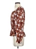 CeCe Brown Long Sleeve Blouse Size S - photo 5