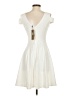 Assorted Brands Solid Ivory Cocktail Dress Size S - photo 2