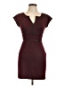 Max Studio Solid Burgundy Cocktail Dress Size XS - photo 1