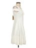 Assorted Brands Solid Ivory Cocktail Dress Size S - photo 4