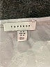 Topshop 100% Viscose Silver Formal Skirt Size 14 - photo 4