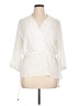 Carlisle 100% Polyester Ivory 3/4 Sleeve Blouse Size 14 - photo 1