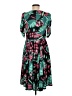 Torrid Tropical Multi Color Green Casual Dress Size Med Plus (00) - photo 2