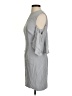 Keepsake 100% Viscose Solid Gray Casual Dress Size S - photo 5