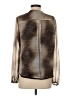 Jones New York Collection 100% Polyester Metallic Silver Long Sleeve Blouse Size 2 - photo 2