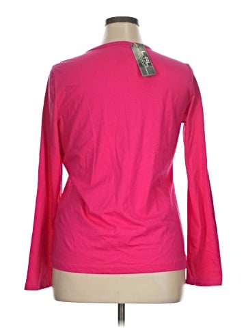 L-RL Lauren Active Ralph Lauren 3/4 Sleeve T-Shirt (view 2)