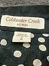 Coldwater Creek Polka Dots Black Long Sleeve Blouse Size S - photo 7