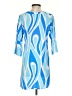 Escapada 100% Rayon Blue 3/4 Sleeve Blouse Size S - photo 2