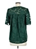 Unbranded 100% Polyester Green Short Sleeve Blouse Size S - photo 2