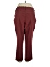 Autres Filles Solid Burgundy Active Pants Size 1X - photo 2
