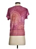 Ruby Rd. Paisley Pink Short Sleeve T-Shirt Size S (petite) - photo 2