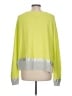 Express Color Block Green Pullover Sweater Size L - photo 2