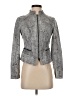 White House Black Market Paisley Gray Jacket Size 2 - photo 1