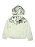 Nike 100% Polyester Graphic Ivory White Jacket Size 5 - 6 - photo 1