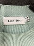 Line & Dot Teal Pullover Sweater Size L - photo 7