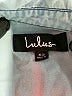 Lulus 100% Lyocell Blue Long Sleeve Button-Down Shirt Size XS - photo 7