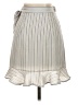 Lulus Stripes Gray Casual Skirt Size S - photo 2