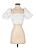 Zara White Short Sleeve Top Size S - photo 1