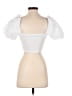 Zara White Short Sleeve Top Size S - photo 2
