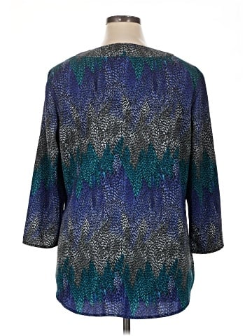 Cato 3/4 Sleeve Blouse (view 2)