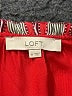 Ann Taylor LOFT 100% Polyester Stripes Red Casual Dress Size M - photo 7