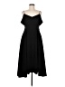 Whistles Solid Black Cocktail Dress Size 6 - photo 1
