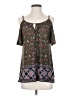 Mine Green Short Sleeve Blouse Size S - photo 1