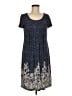 Perceptions Stars Blue Casual Dress Size 6 - photo 1