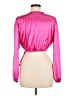Assorted Brands Pink Long Sleeve Blouse Size M - photo 2