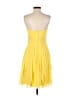 David's Bridal 100% Polyester Yellow Cocktail Dress Size 4 - photo 2