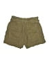 Joie Solid Green Khaki Shorts Size 8 - photo 2