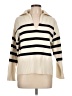 Assorted Brands Stripes Ivory Pullover Sweater Size L - photo 1